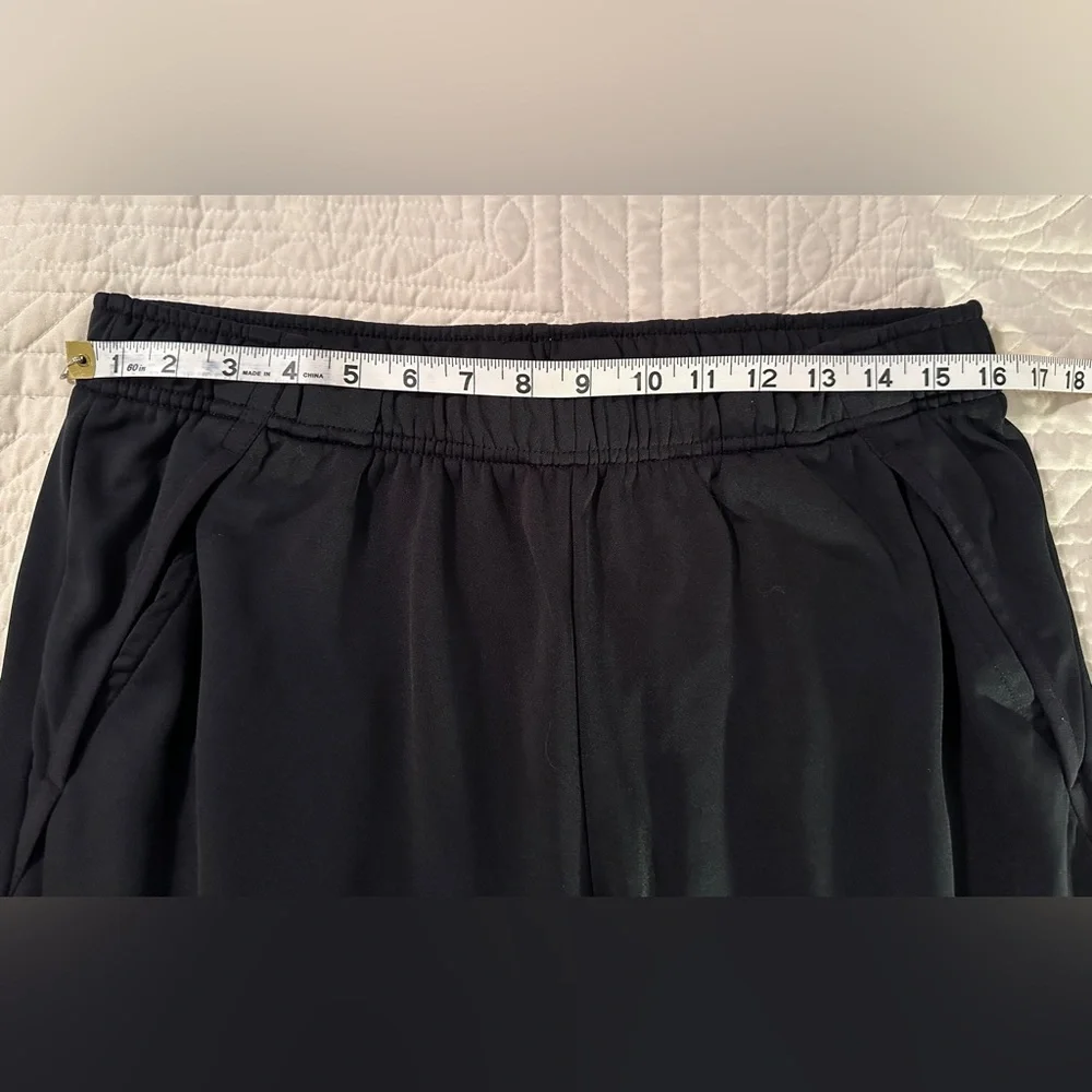 Men's Nike Dri Fit Black Athletic Training Pants Swoosh Logo Size Large